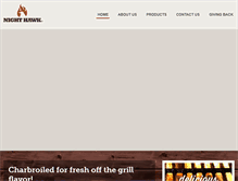 Tablet Screenshot of nighthawkfoods.com